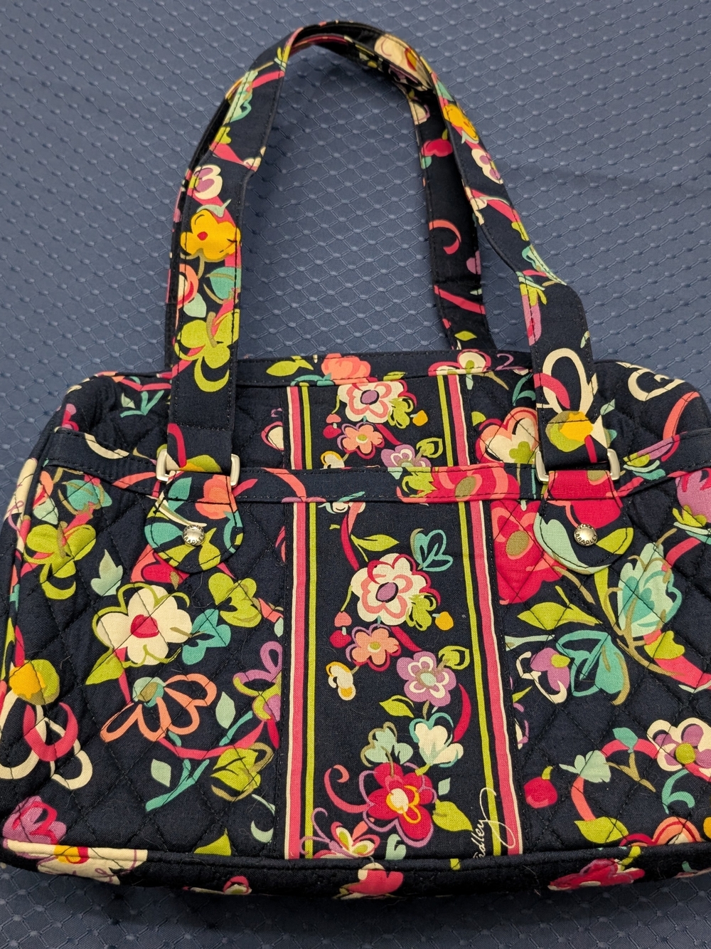 Vera Bradley Navy Floral Bag